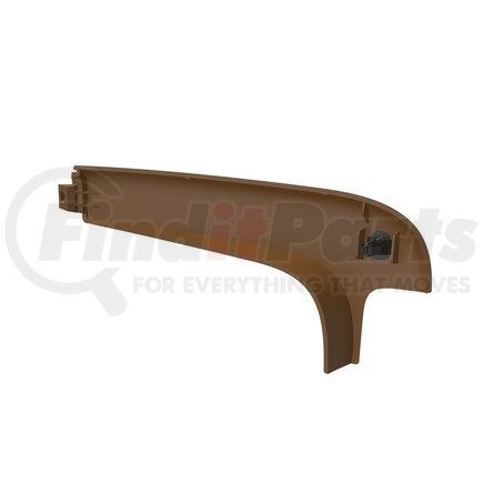 A18-32005-004 by FREIGHTLINER - Dashboard Panel Cap - Polycarbonate/ABS, Brown, 5.5 mm THK