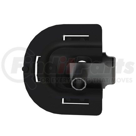 A18-34669-000 by FREIGHTLINER - Dashboard Panel Mounting Hardware - Left Side, Nylon, Black, 34.7 mm x 30.4 mm