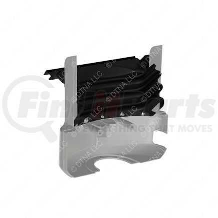 A18-48258-016 by FREIGHTLINER - Steering Column Cover - ABS/PC, Brownstone, 3.5 mm THK