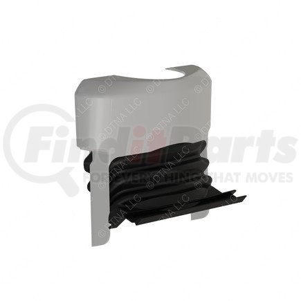 A18-48258-037 by FREIGHTLINER - Steering Column Cover - Right Side, ABS/PC, Shadow Gray, 282.97 mm x 183.81 mm