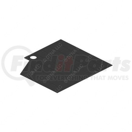 A18-48710-000 by FREIGHTLINER - Baggage Compartment Mat - Left Side, Polyvinyl Chloride, 583.1 mm x 545.6 mm