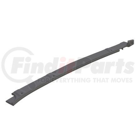 A18-43247-000 by FREIGHTLINER - Dashboard Panel Cap - Polycarbonate/ABS, Slate Gray, 5.5 mm THK