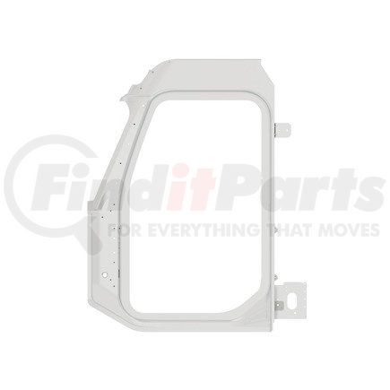 A18-43875-024 by FREIGHTLINER - Door Frame Assembly - Left Side, Aluminum, 1381.35 mm x 349.42 mm, 2 mm THK