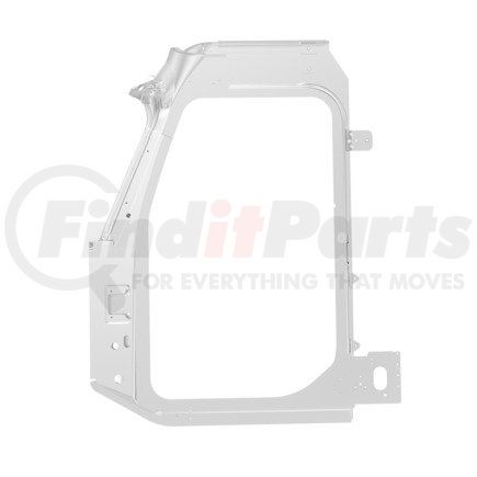 A1843875026 by FREIGHTLINER - Door Frame Assembly - Left Side, Aluminum, 1720.01 mm x 1381.23 mm, 2.03 mm THK