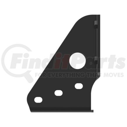 A18-44837-001 by FREIGHTLINER - Floor Pan Crossmember Reinforcement - Steel, 215.8 mm x 157 mm, 4.35 mm THK