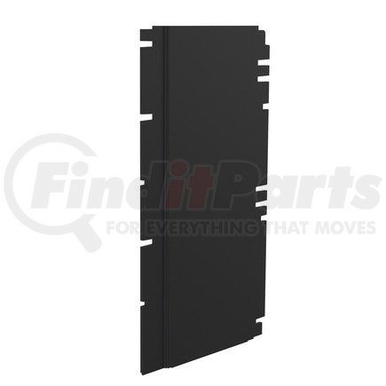 A18-57162-000 by FREIGHTLINER - Sleeper Cabinet Carpet - Left Side, Fiber Board, Graphite Black, 0.08 in. THK