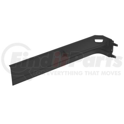 A18-58854-003 by FREIGHTLINER - Sleeper Side Panel Trim - Trim Assembly, Halo, Side, Bulge, without Bunk, Shale-Dark Gray, Polypropylene, Right Hand