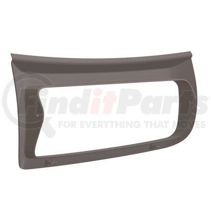 A18-53203-000 by FREIGHTLINER - Overhead Console Trim - Thermoplastic Olefin, Shale Gray, 550.39 mm x 202.26 mm