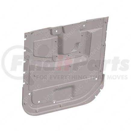 A18-62216-006 by FREIGHTLINER - Door Interior Trim Panel - Left Side, ABS, Slate Gray, 891.7 mm x 834.8 mm