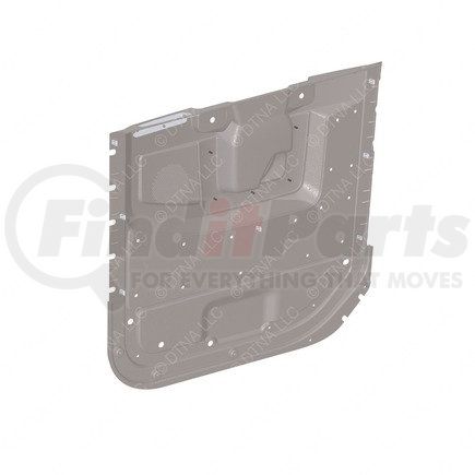 A18-62216-124 by FREIGHTLINER - Door Interior Trim Panel - Left Side, ABS, Tumbleweed, 891.7 mm x 834.8 mm