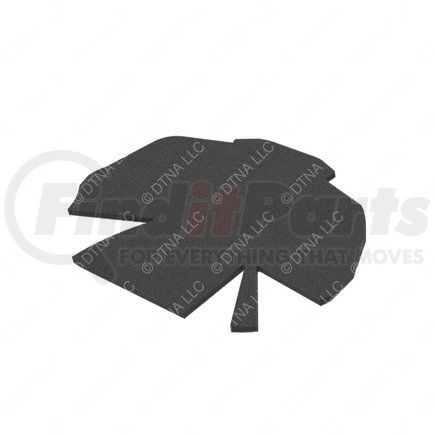 A18-62420-000 by FREIGHTLINER - Engine Cover Insulation - PSA, 1056.9 mm x 785.7 mm, 25.4 mm THK
