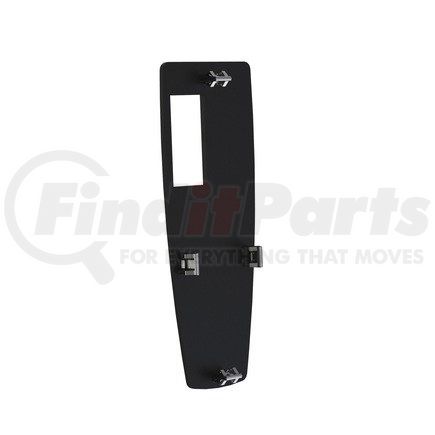A18-63072-301 by FREIGHTLINER - Door Switch Trim Panel - ABS, Laser Black, 160.6 mm x 59.8 mm, 3 mm THK