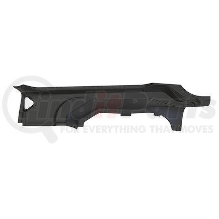 A1864471600 by FREIGHTLINER - Overhead Storage Cantrail - Left Side, ABS, Gray, 1170.7 mm x 335.75 mm
