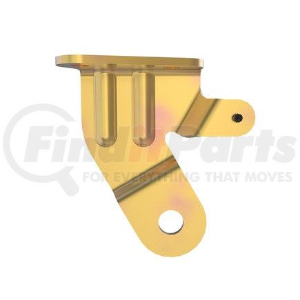 A18-64529-001 by FREIGHTLINER - Sleeper Bunk Hinge - Right Side, Steel, Black, 4.76 mm THK