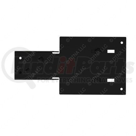 A18-64751-000 by FREIGHTLINER - Trailer Jack Mount Bracket - Steel, Black, 385 mm x 200 mm, 3.04 mm THK