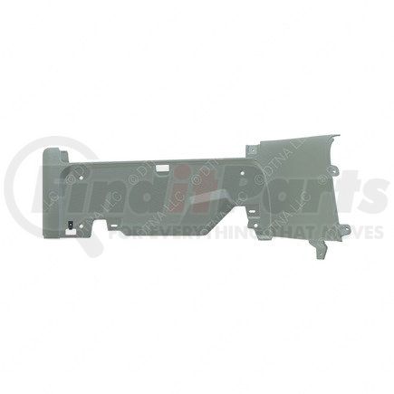 A18-63750-002 by FREIGHTLINER - Dashboard Cover - RH or LH, Polycarbonate/ABS, Slate Gray, 29.8 in. x 12.08 in.