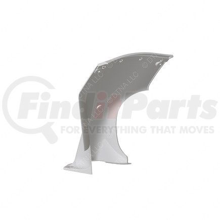 A18-63756-001 by FREIGHTLINER - Steering Column Cover - ABS, Slate Gray, 273.78 mm x 367.51 mm, 3 mm THK