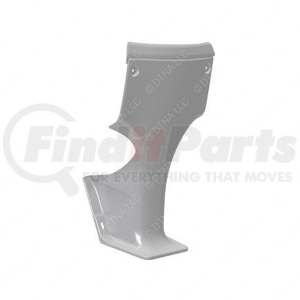 A18-63757-001 by FREIGHTLINER - Steering Column Cover - ABS, Slate Gray, 275.14 mm x 370.3 mm, 3 mm THK