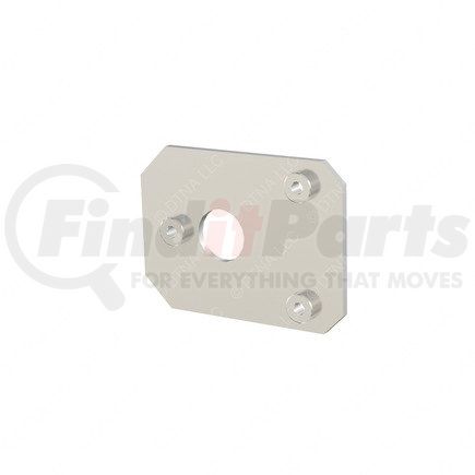 A18-64176-000 by FREIGHTLINER - Antenna Base - Aluminum, 80 mm x 108.4 mm, 4.06 mm THK