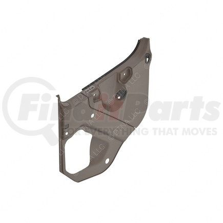 A18-68535-005 by FREIGHTLINER - Door Interior Trim Panel - Right Side, Thermoplastic Olefin, Dark Taupe, 862.54 mm x 859.39 mm