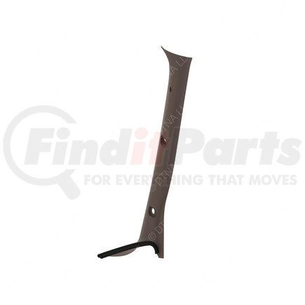 A18-66349-003 by FREIGHTLINER - Body A-Pillar - Right Side, Thermoplastic Olefin, Dark Taupe, 693.56 mm x 485.97 mm
