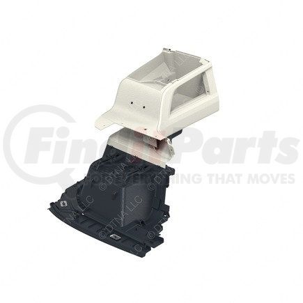A18-68779-007 by FREIGHTLINER - Overhead Console - Right Side, Thermoplastic Olefin, Carbon, 1286.9 mm x 1105.5 mm