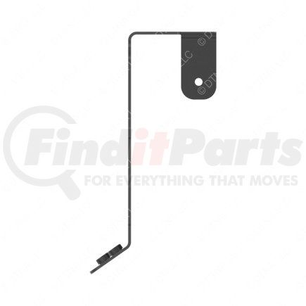 A18-71311-000 by FREIGHTLINER - Radiator Coolant Hose Bracket - Right Side, Steel, Black, 3.2 mm THK