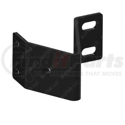 A18-69243-000 by FREIGHTLINER - Cab Assist Handle Bracket - Steel, Black, 0.13 in. THK