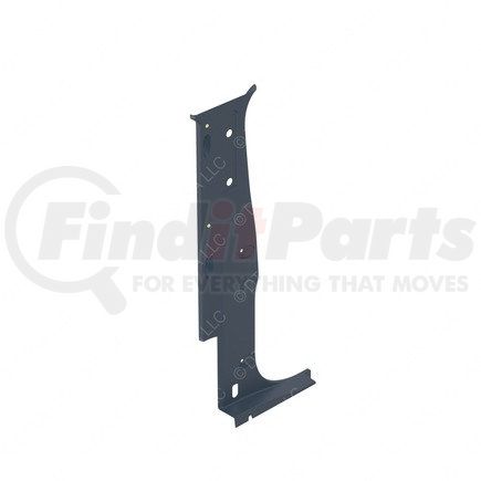 A18-69269-008 by FREIGHTLINER - Body B-Pillar Trim Panel - Left Side, Thermoplastic Olefin, Carbon, 1386.4 mm x 300.8 mm