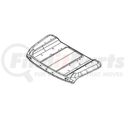 A18-72233-002 by FREIGHTLINER - Sleeper Roof - Material