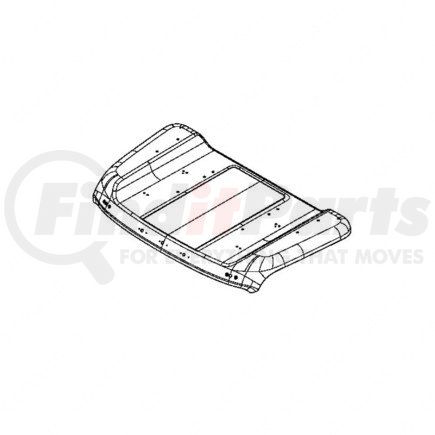 A18-72233-006 by FREIGHTLINER - Sleeper Roof - Material