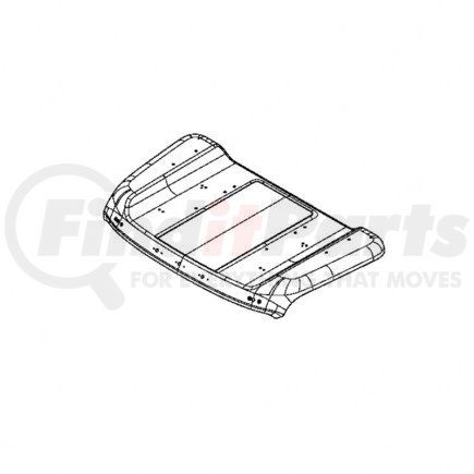 A18-72233-008 by FREIGHTLINER - Sleeper Roof - Material