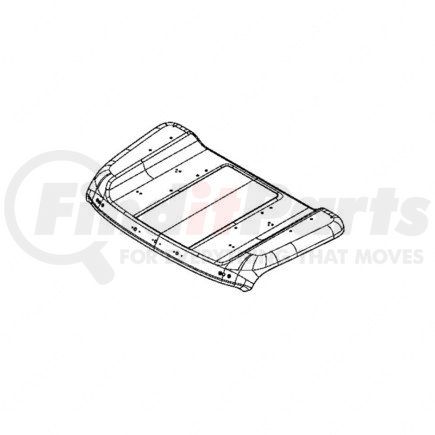 A18-72233-010 by FREIGHTLINER - Sleeper Roof - Material