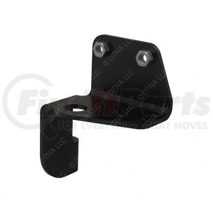 Freightliner A2128463000 Bumper Cover Bracket Bumper Cover Bracket - Steel, Black, 6.35 mm THK