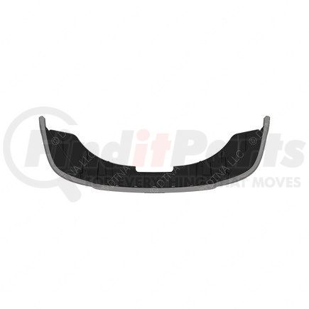 A21-28546-072 by FREIGHTLINER - Bumper - Gray, without Light Cutouts, 1700 Rad