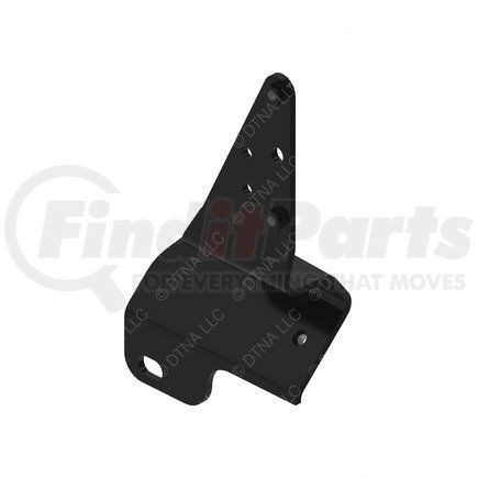 A21-28562-002 by FREIGHTLINER - Bumper Cover Bracket - Right Side, Steel, Black, 0.25 in. THK