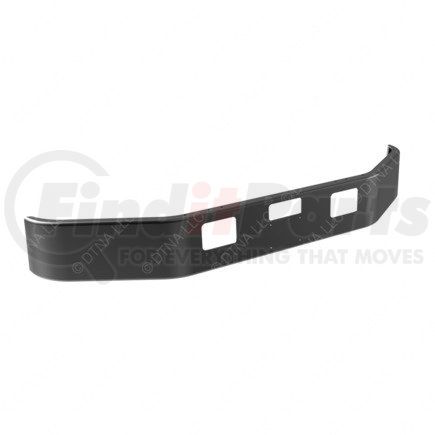 A21-26084-001 by FREIGHTLINER - Bumper - Front, With Receptacle, Support Rod, Fs65