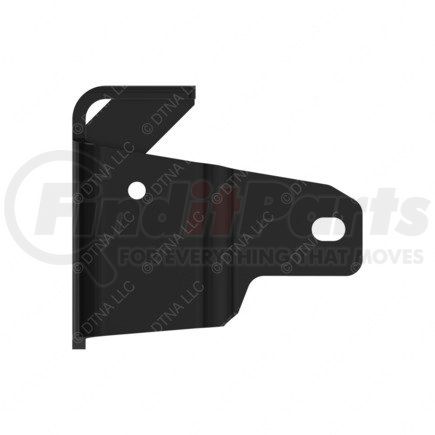 A2127786002 by FREIGHTLINER - Bumper Mounting Bracket - Left Side, Steel, Black, 7.93 mm THK