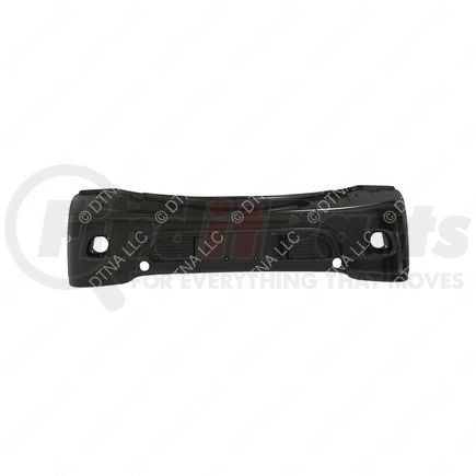 A21-28948-020 by FREIGHTLINER - Bumper - Enhanced Aerodynamic, Gray, with Light Cutouts, No Radar