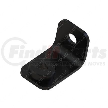 A21-28971-000 by FREIGHTLINER - Bumper Mounting Bracket - Steel, Black, 2 mm THK