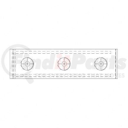 A22-28419-000 by FREIGHTLINER - Fifth Wheel Ramp - Steel, 324.61 mm x 88.9 mm, 0.25 in. THK