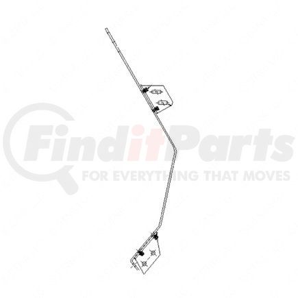 A22-37491-000 by FREIGHTLINER - Battery Box Step Bracket - Aluminum Alloy, 4.82 mm THK