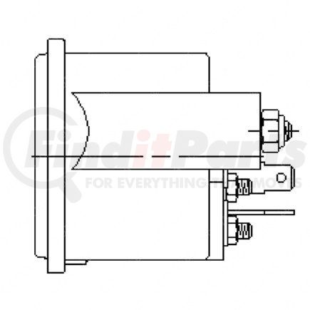 A22-38895-000 by FREIGHTLINER - Differential Temperature Gauge - 2.57 in. Length