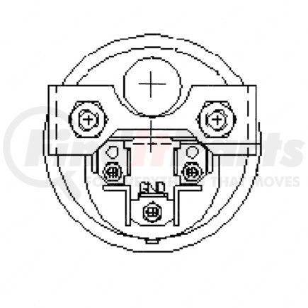 A22-39582-000 by FREIGHTLINER - Differential Temperature Gauge - 2.57 in. Length