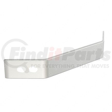 A21-28694-023 by FREIGHTLINER - Bumper - 14 in., Steel, Chrome, Front Frame Extension, Headlamps