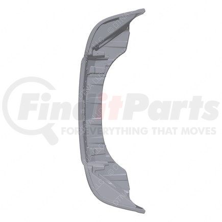 A21-28948-002 by FREIGHTLINER - Bumper - Gray, with Light Cutouts, Global Radar