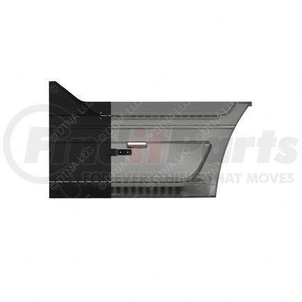 A2248291009 by FREIGHTLINER - Truck Fairing - Polyamide and PolypheNylon Ether, Silhouette Gray, 4 mm THK