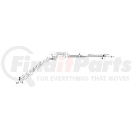 A22-48614-004 by FREIGHTLINER - HVAC Hardline - Aluminum