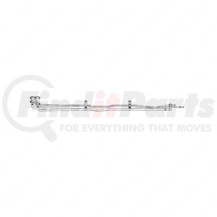 A22-48614-005 by FREIGHTLINER - HVAC Hardline - Aluminum, 0.05 in. THK