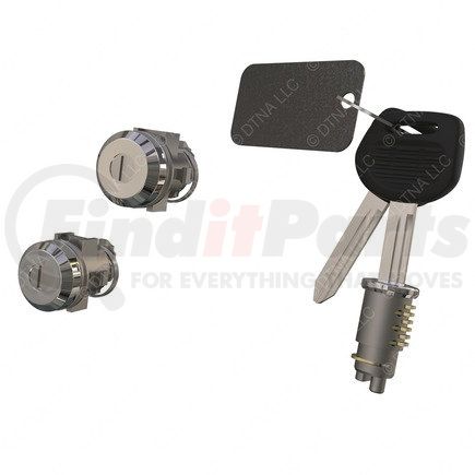 A22-48974-005 by FREIGHTLINER - Door and Ignition Lock Set - with Key Code Z005